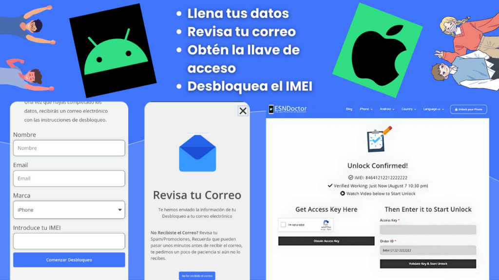 ¿Cómo liberar un celular Android o un iPhone?