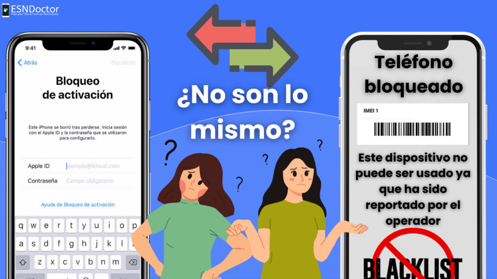 ¿El desbloqueo de IMEI y de iCloud son lo mismo?
