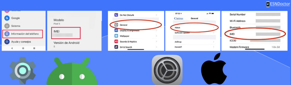 ¿Dónde puedo ver el IMEI de mi celular?