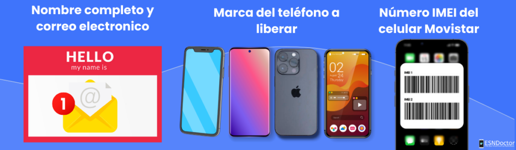 ¿Qué datos se requieren para liberar Movistar con IMEI?
