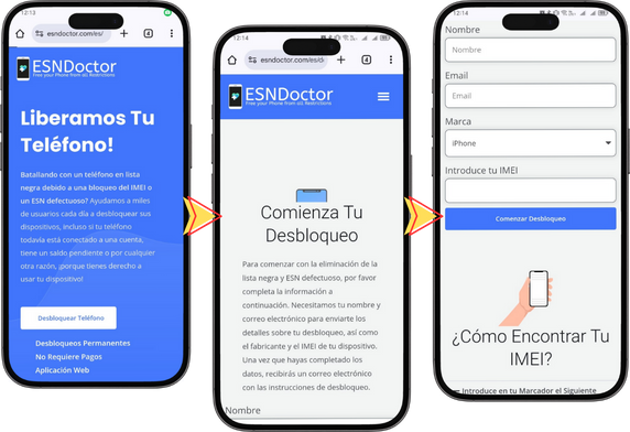 ¿Cómo funciona el método de desbloqueo en línea de ESNDoctor?