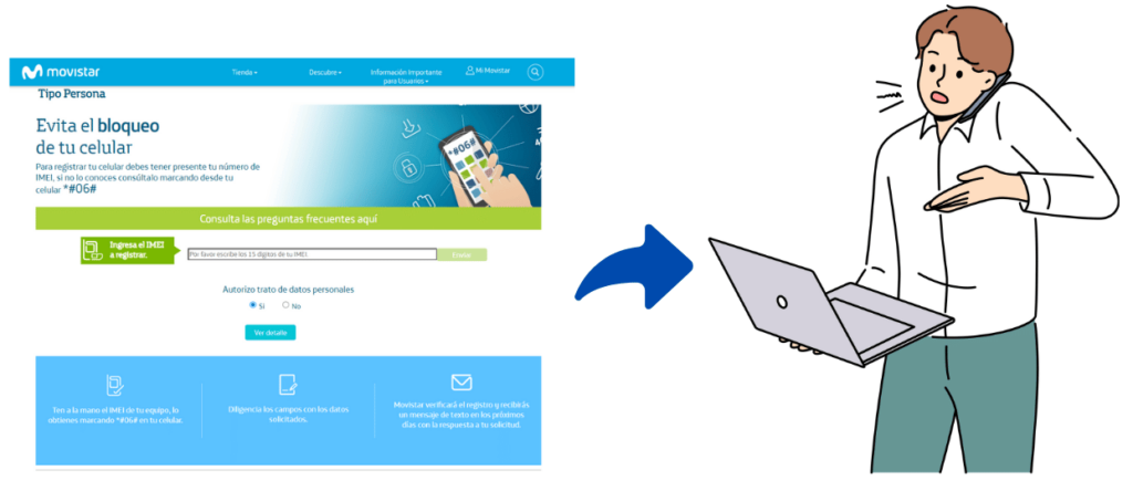 desbloquear imei movistar