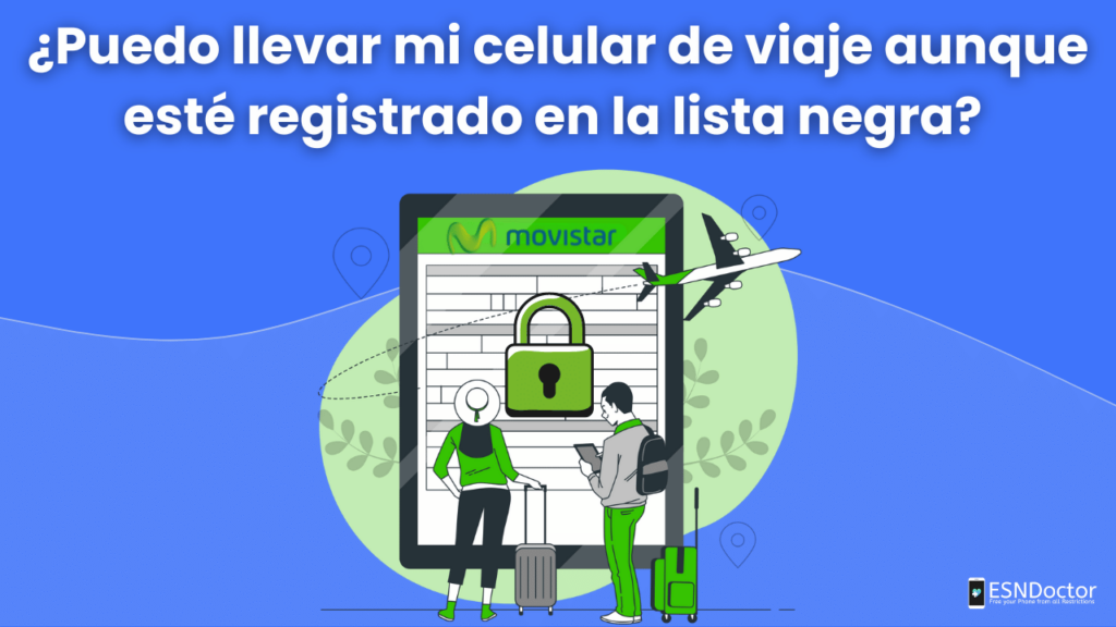 ¿Se puede llevar de viaje un equipo reportado?