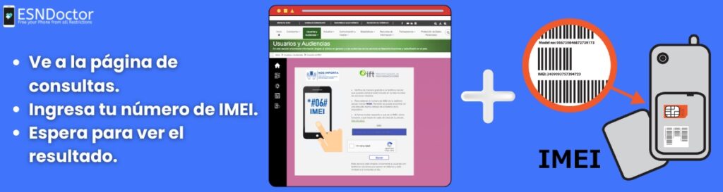 Consulta el estado de tu IMEI primero