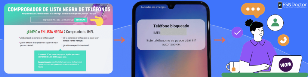 desbloquear imei wom