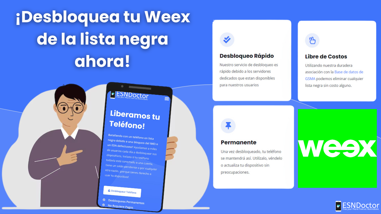 Desbloquear IMEI Weex - ¡Aprende a eliminar un reporte!