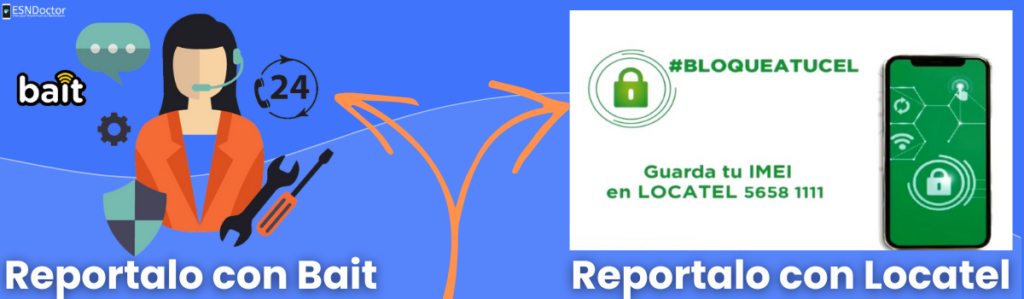 ¿Cómo se puede bloquear el IMEI de un teléfono Bait?