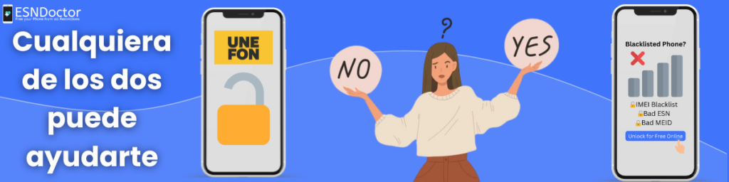 ¿Cuál debería elegir para liberar un equipo Unefon?