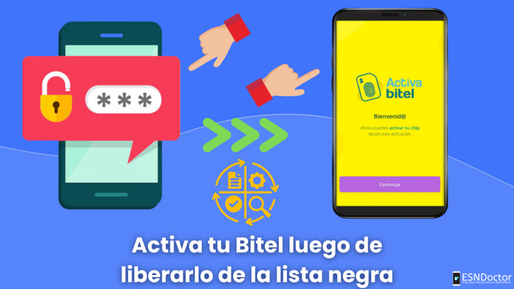 Para activar tu chip necesitas liberarlo primero