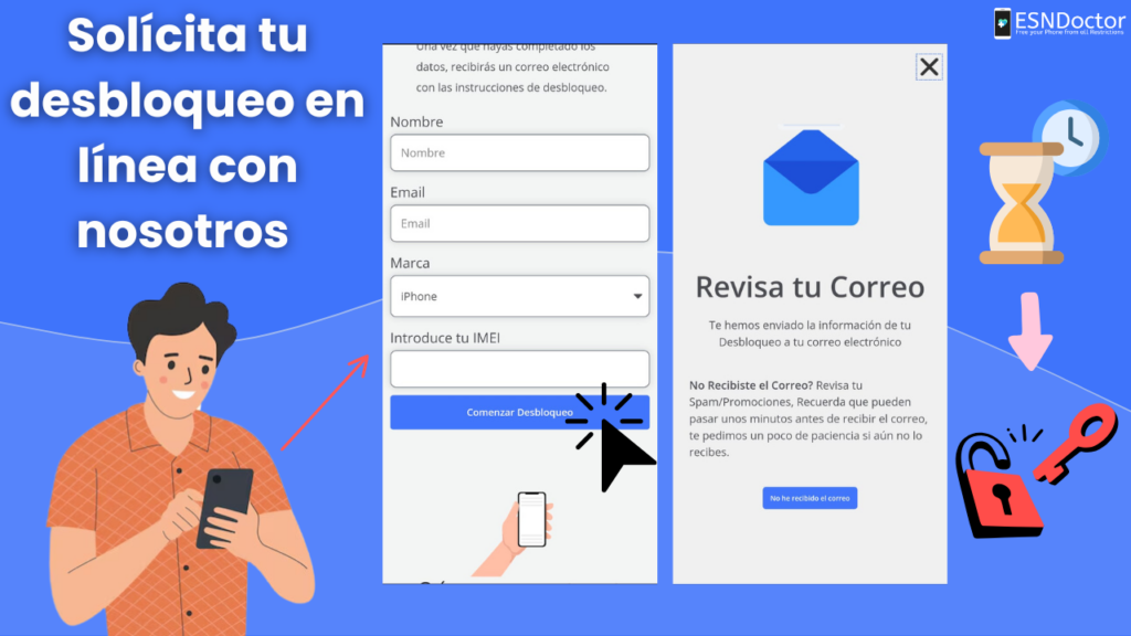 ¿Se puede solicitar el desbloqueo de un IMEI en línea?