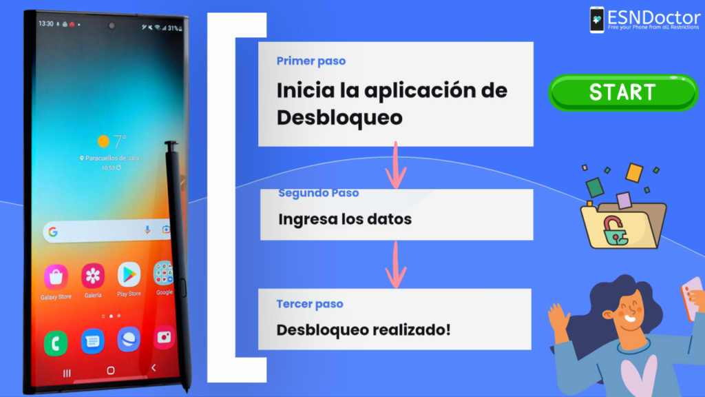 Aprende aquí a desbloquear IMEI Samsung S22 Ultra