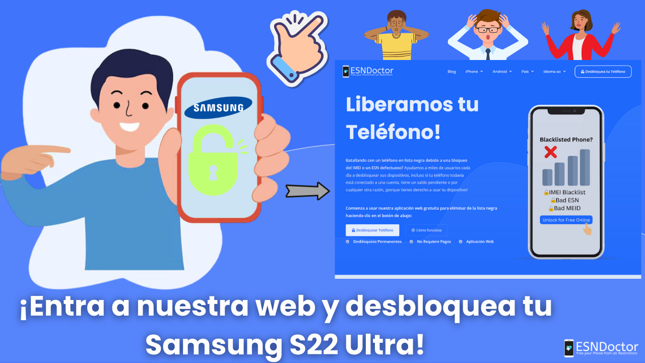 Cómo desbloquear IMEI Samsung S22 Ultra en línea