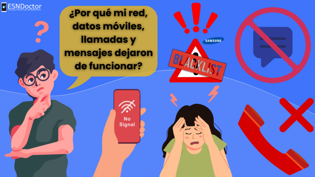 Cuando un Samsung se reporta, ¿qué le pasa a la red?