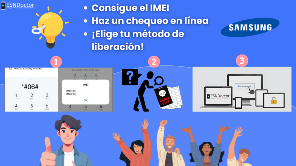 ¿Qué hago si mi Samsung fue reportado por el operador?