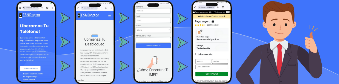 Cómo desbloquear iPhone reportado solo con el número IMEI
