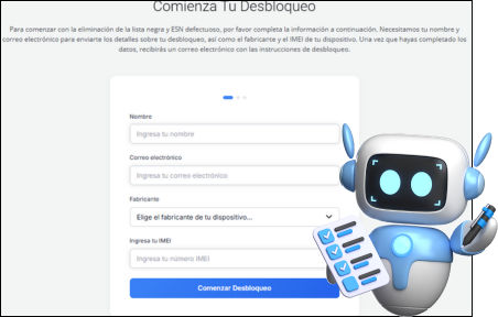 Paso 2: Llenar el formulario