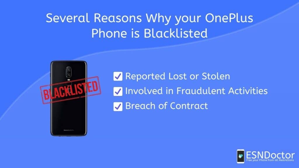 Several Reasons Why your OnePlus Phone is Blacklisted