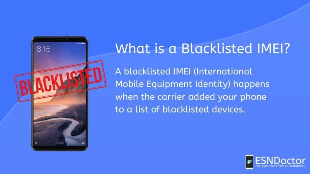 What is a Blacklisted IMEI