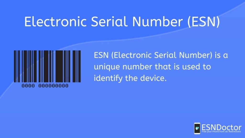 What is the electronic serial number