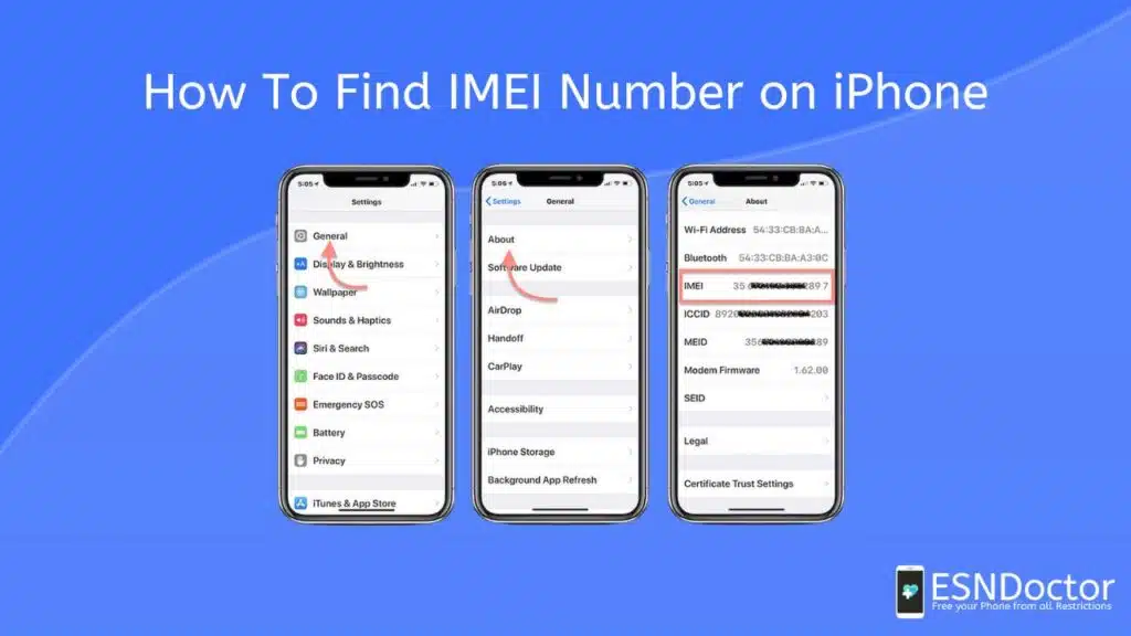 How To Find IMEI Number on iPhone