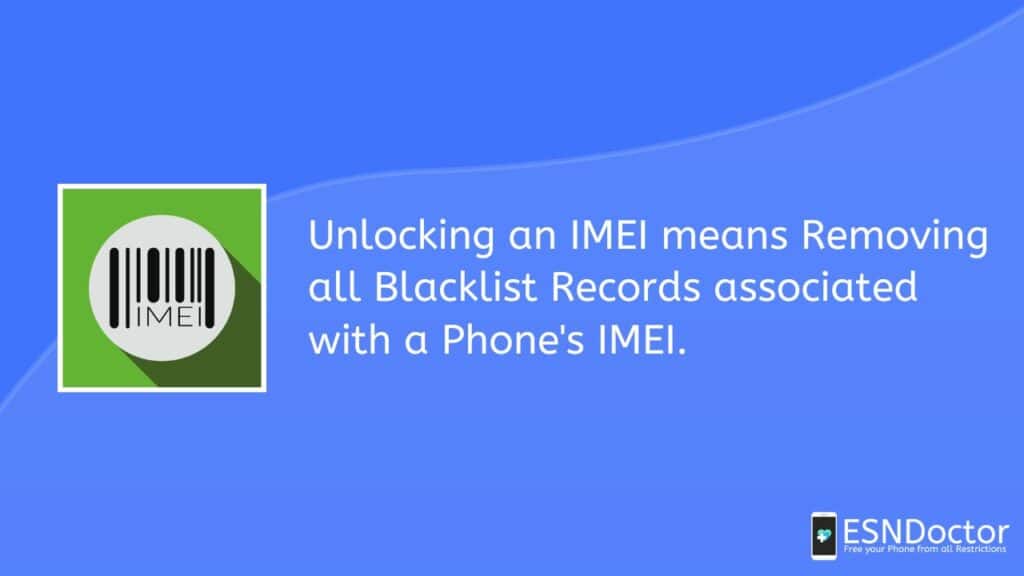 IMEI Unlock meaning