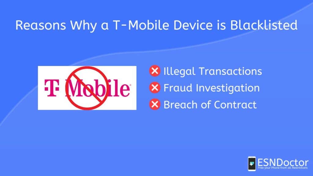 Reasons Why a T-Mobile Device is Blacklisted