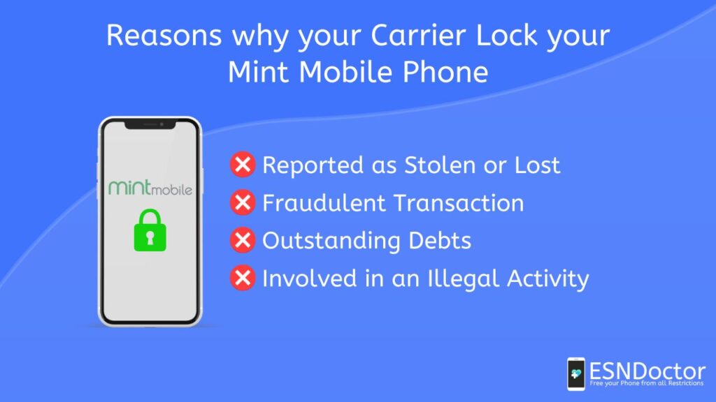 Reasons why your Carrier Lock your Mint Mobile Phone