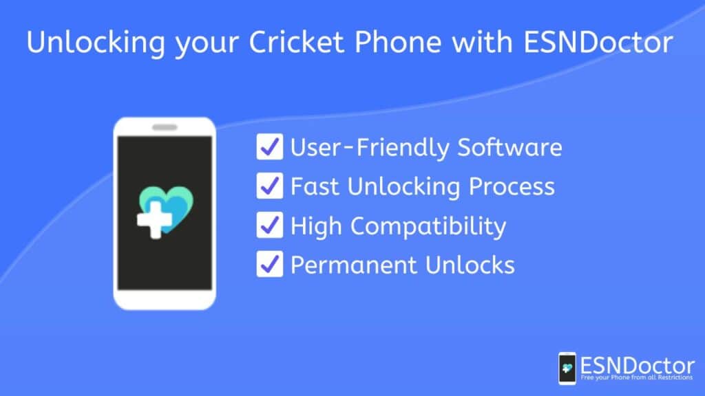 Unlocking your Cricket Phone with ESNDoctor