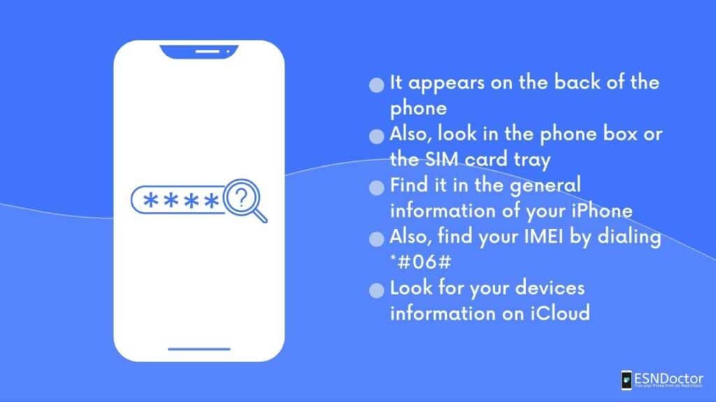 Ways to find the IMEI number on your iPhone