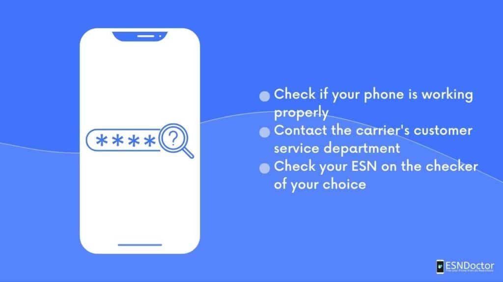 How to tell if you are using a bad ESN iPhone 13