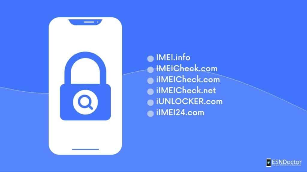 Check IMEI unlock status with IMEI checkers online