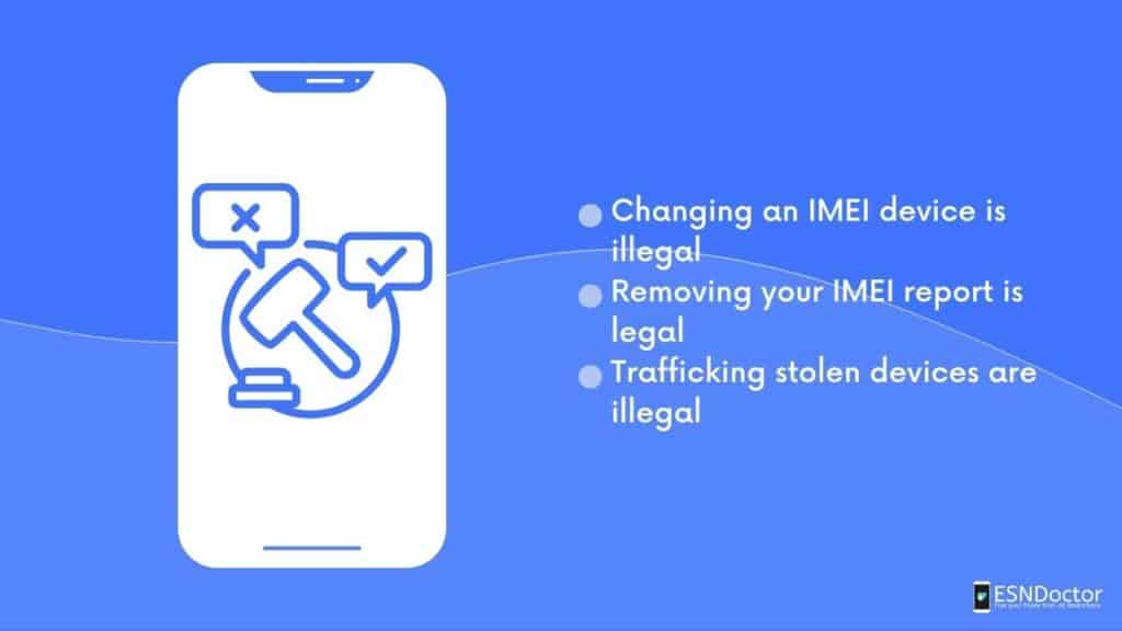 Our IMEI blacklist removal service is completely legal