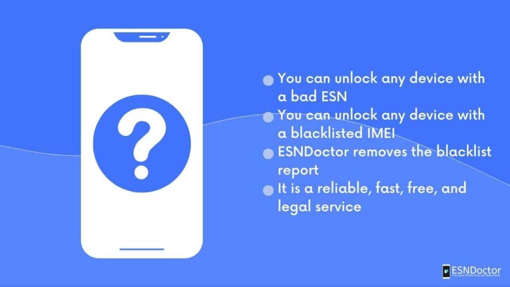 Is it possible to have working back a bad ESN iPhone X?