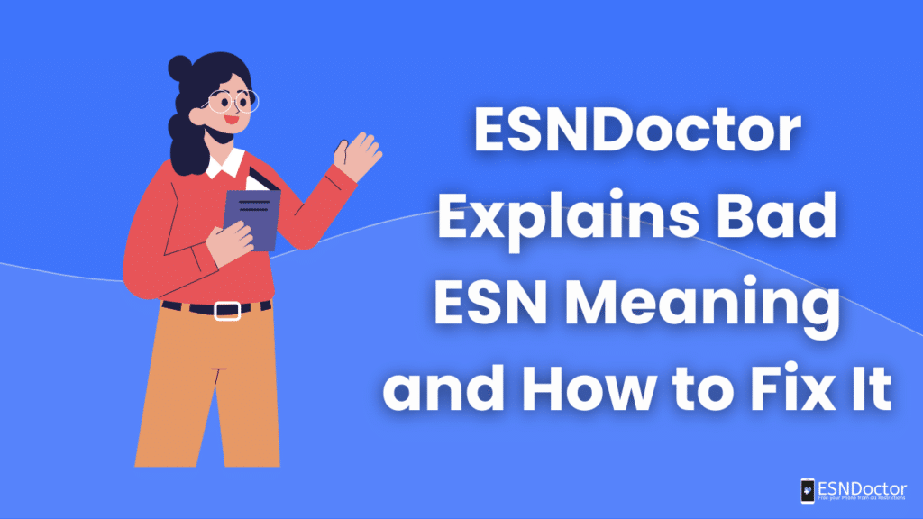 ESNDoctor Explains Bad ESN Meaning and How to Fix It