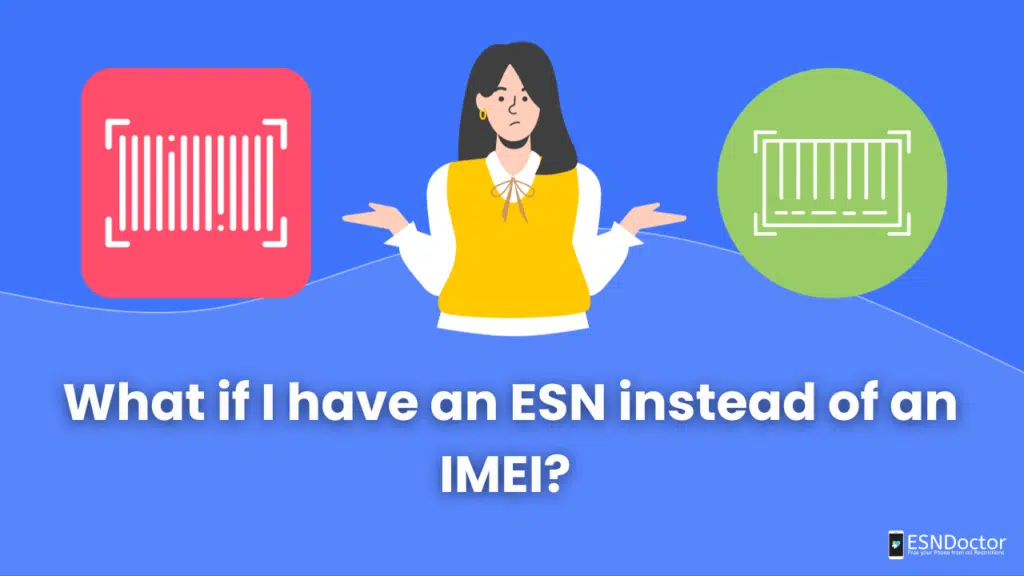 What if I have an ESN instead of an IMEI?