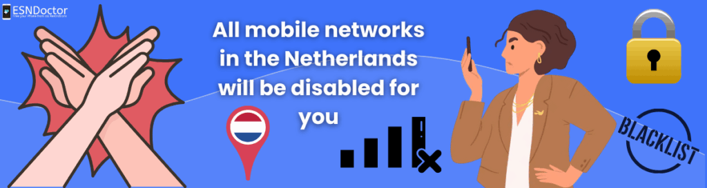 being Blacklisted means Banned from any Network?