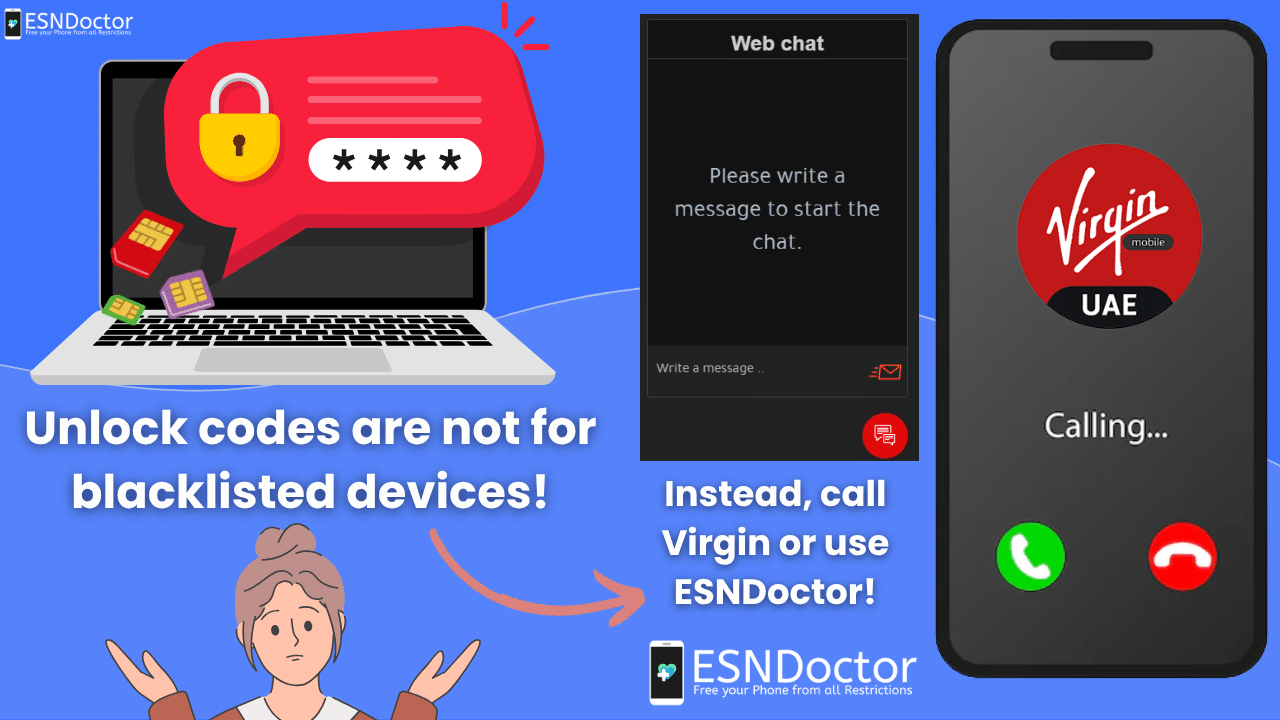 Does Virgin have an Unlock Code or Tool to Clean