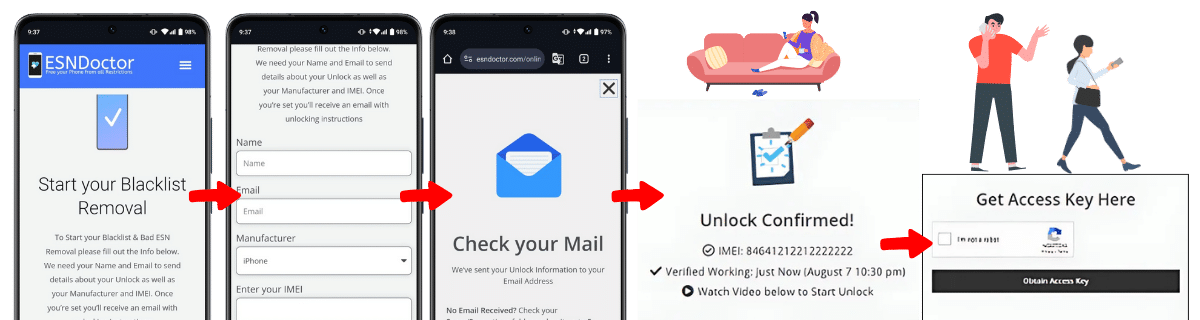 Check out our Step-By-Step Process to use our IMEI Blacklist