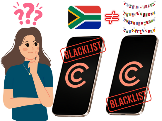 If an IMEI is unlocked in South Africa, will it also be unlocked internationally?