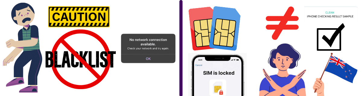 Signs my device is blacklisted without using a checker. imei unlock new zealand