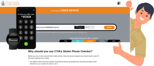 Check the IMEI Status